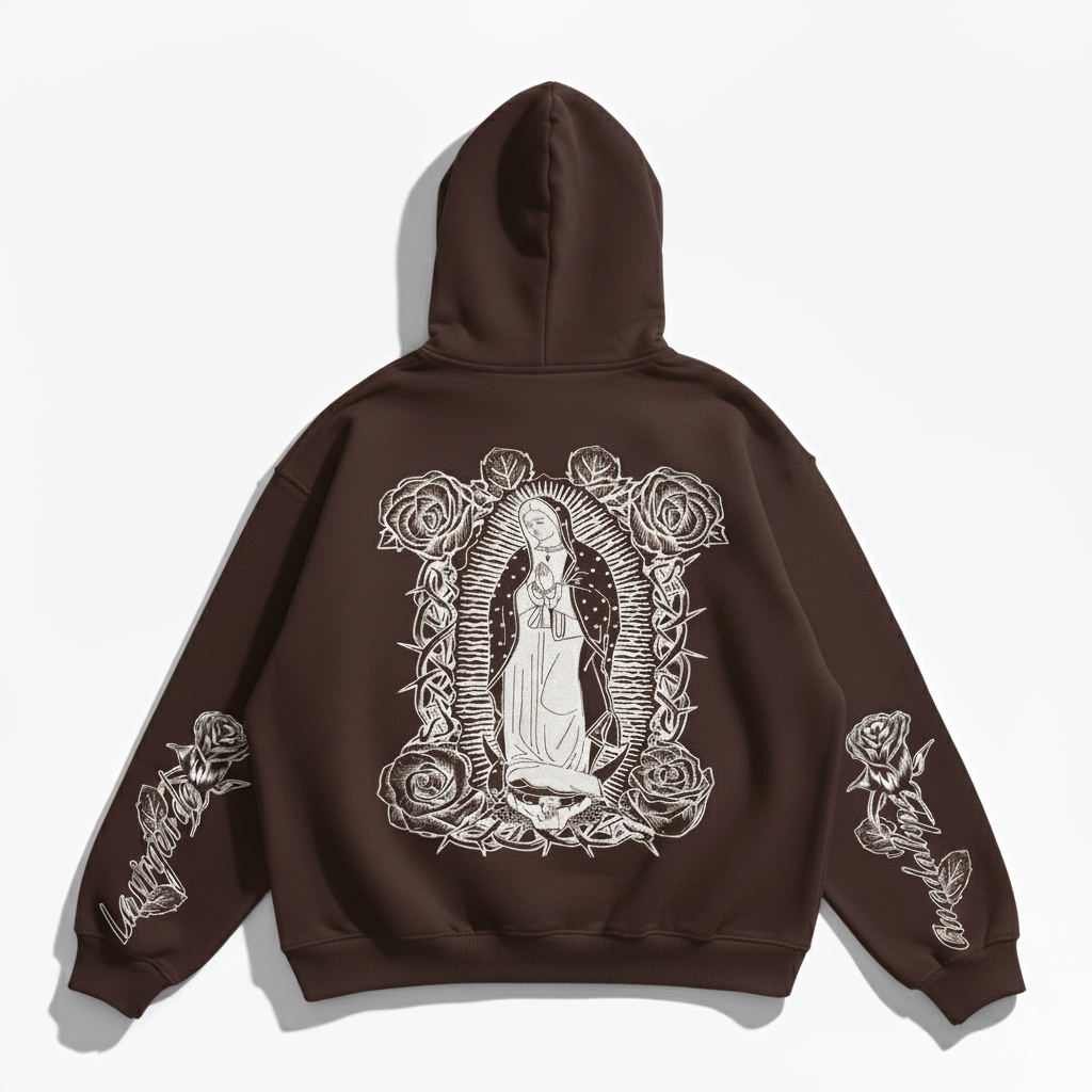 BROWN Guadalupe hoodie