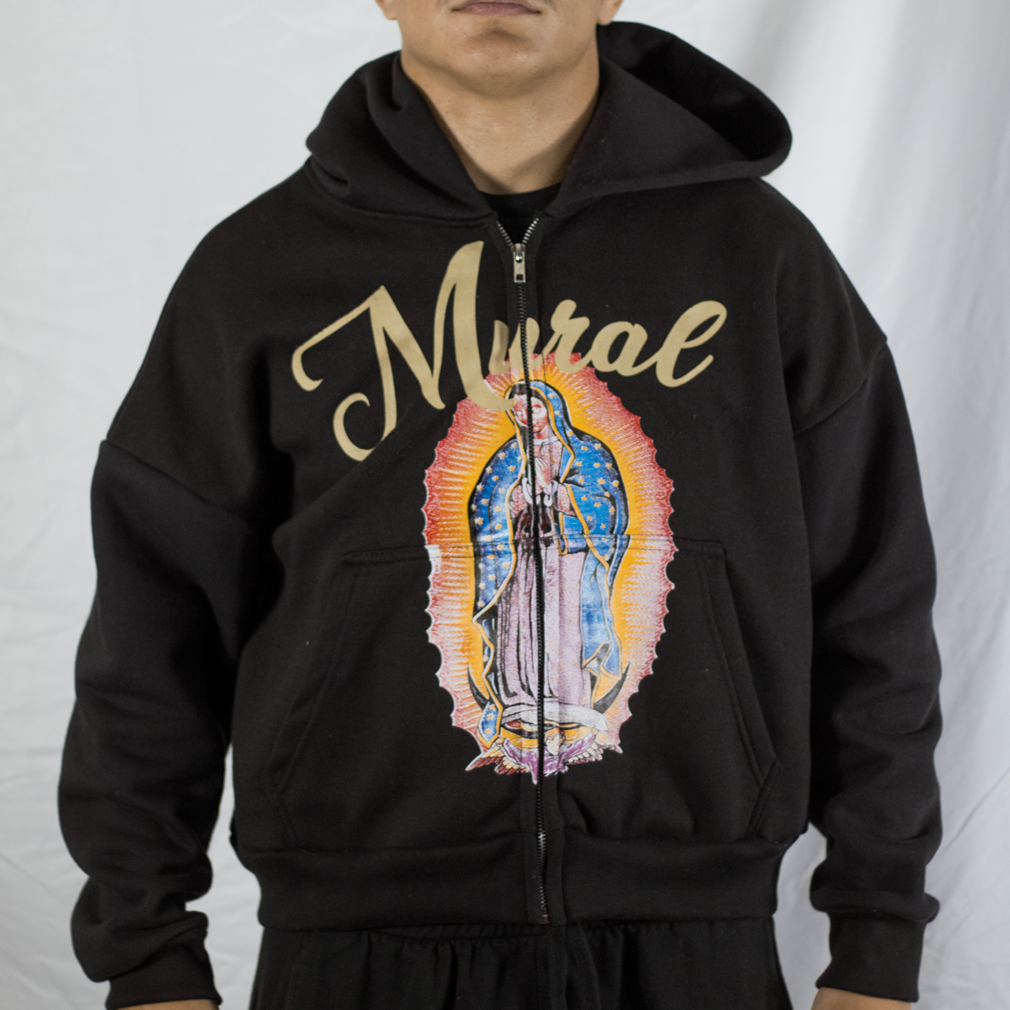 Mural Guadalupe ZIPUP BLACK