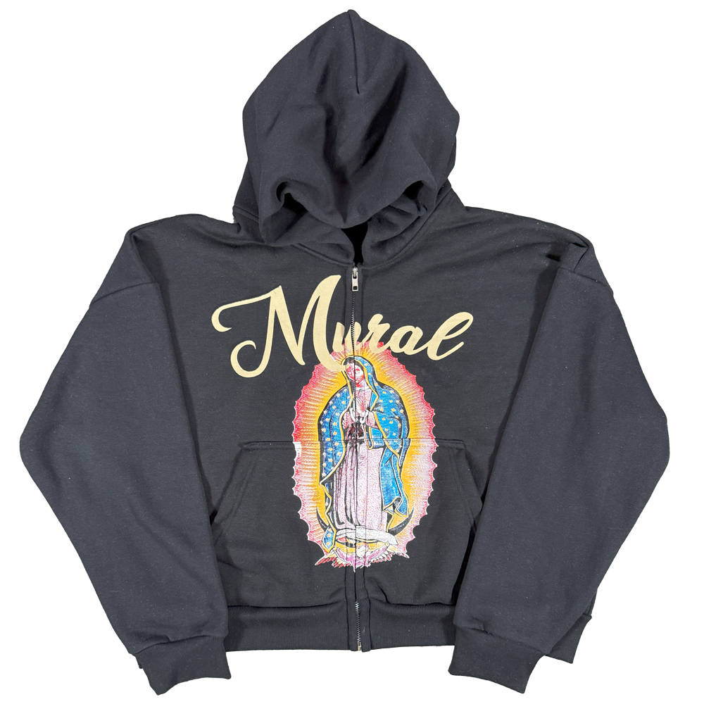 Mural Guadalupe ZIPUP BLACK